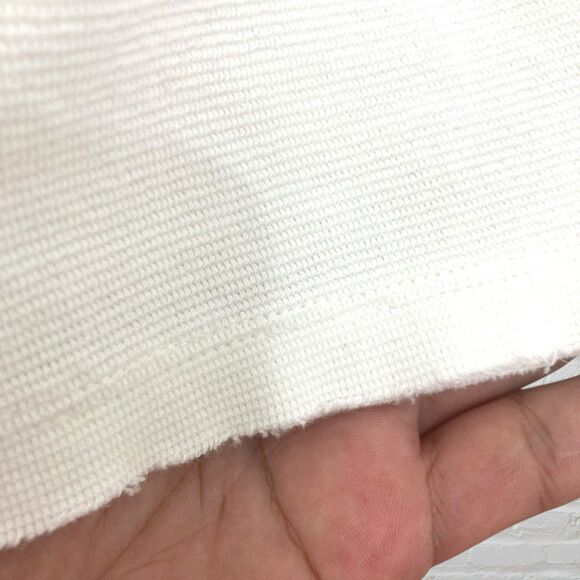 Free People Striped Ribbed Knit Long Sleeve Top Cream Size M - Picture 9 of 11